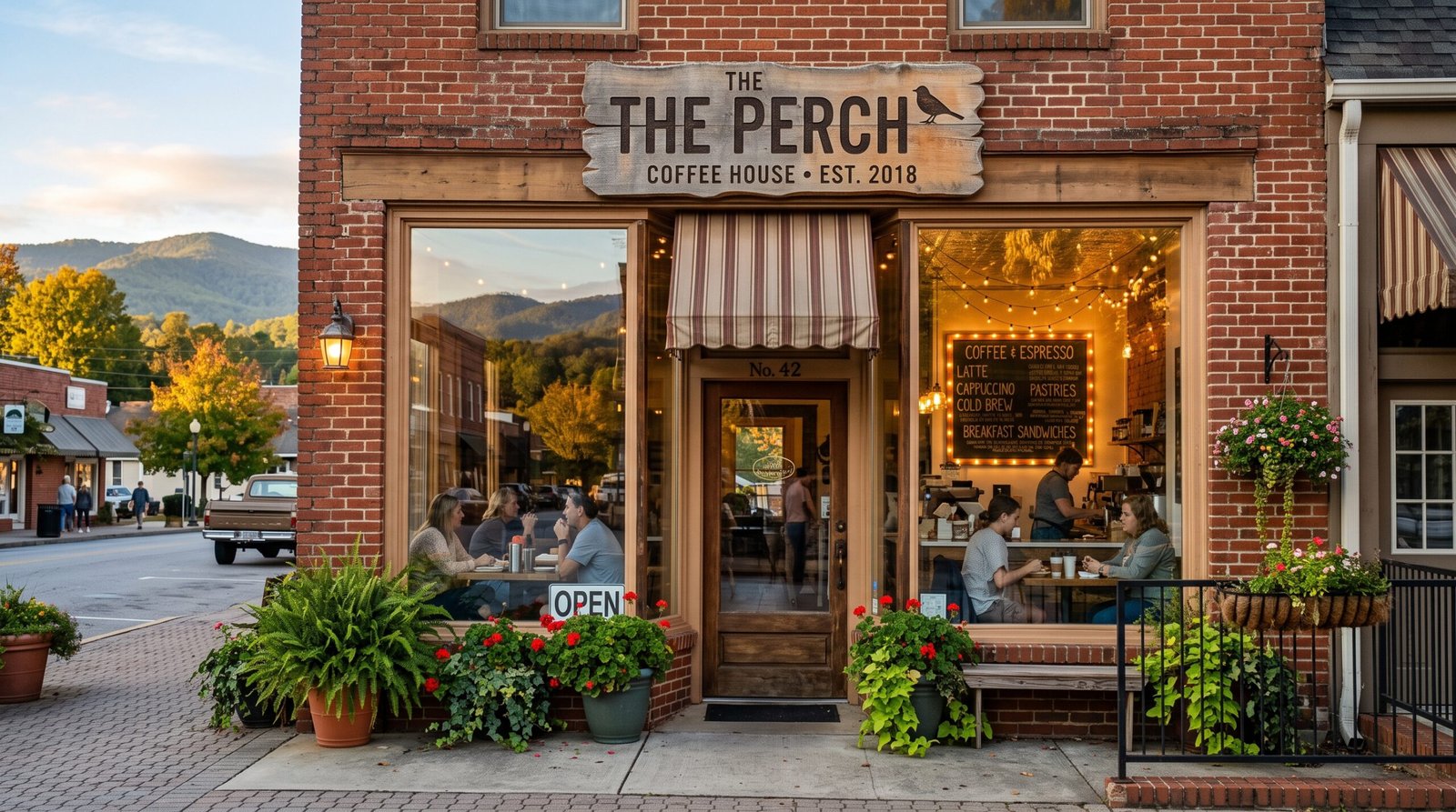 Where can you get good coffee in downtown Dahlonega?